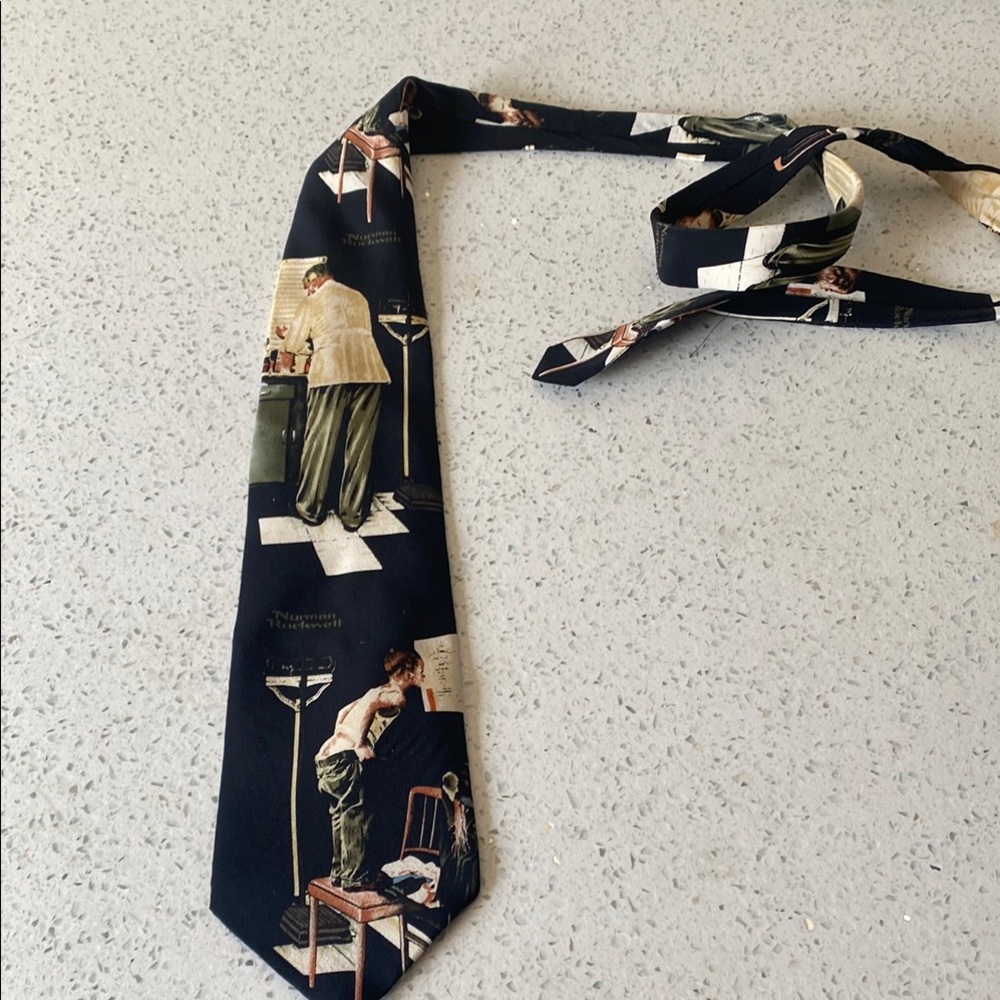 Norman Rockwell tie